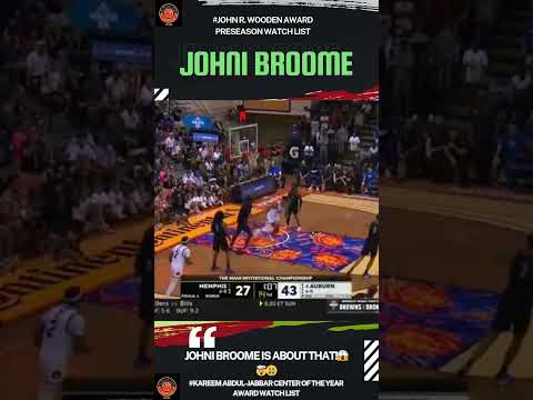 🎥 Johni Broome Leads Auburn to Glory 🦅🏀#BroomeMVP #WarEagle 🏆🔥 #AuburnBasketball