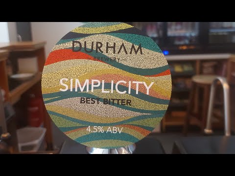 Simplicity Best Bitter - Durham Brewery - Cask Beer Review