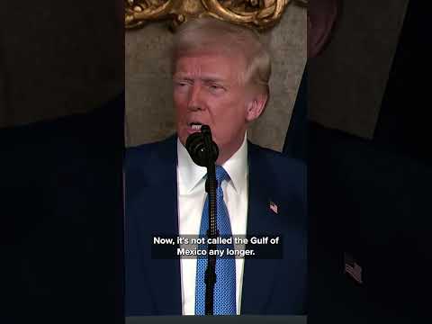 &#039;We want it to be the Gulf of America,&#039; Trump says