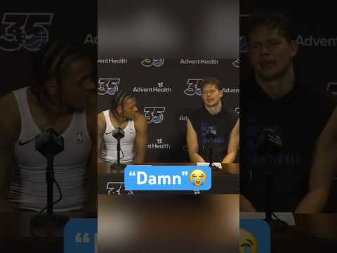 Paolo Banchero &amp; Moe Wagner’s reaction to the Magic snapping a 14-game losing streak to the Bucks 😂