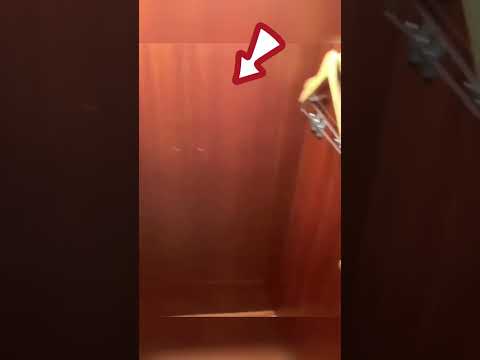 Hidden Hotel Room Door Reveals Mysterious Dark Tunnel
