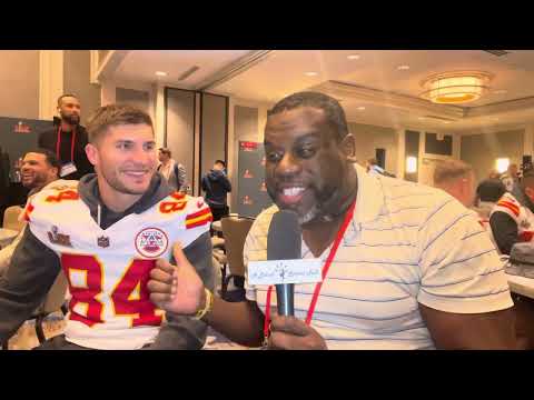 Chiefs WR Justin Watson goes down memory lane during Super Bowl LIX media and talks UPenn football