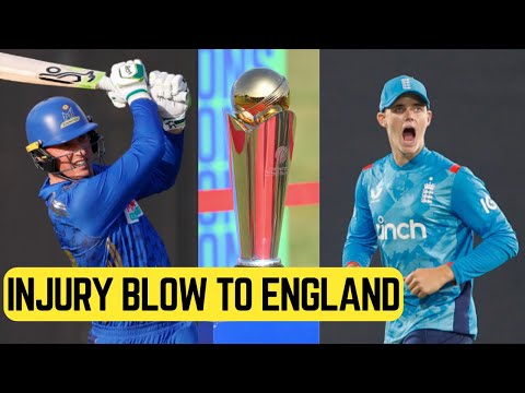 England&#039;s Jacob Bethell injured ahead of Champions Trophy, Tom Banton recalled