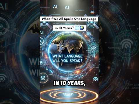 What Language Will We Speak in 10 Years? #future #predictions #ai #language #translation #evolution