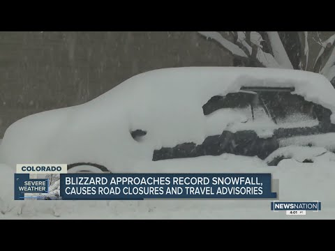 Winter storm closes roads in Wyoming, Colorado, Nebraska