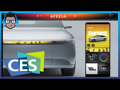 CES 2023 Sony and Honda&#039;s AFEELA electric car is a game changer!