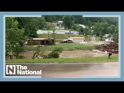 Flooding in US state of Virginia leaves trail of destruction