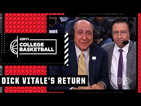 Dick Vitale&#039;s emotional return courtside after cancer announcement | ESPN College Basketball