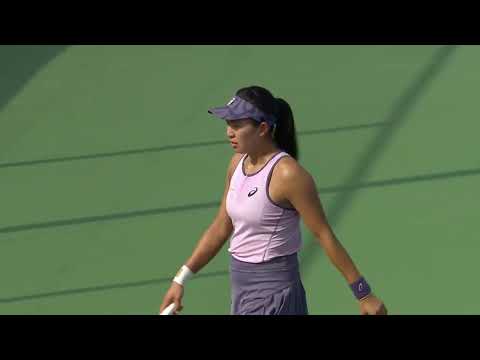 Highlights: Dubai R1 - Moyuka Uchijima d. Ostapenko - 2025 Dubai Duty Free Tennis Championships