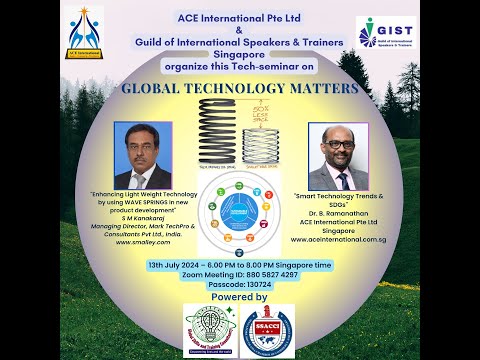 Global Technology Matters - Tech Seminar organized by ACE International Pte Ltd and GIST, Singapore