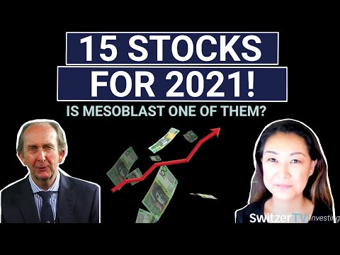 15 stocks you have to consider for 2021! Is Mesoblast one of them? | SwitzerTV: Investing