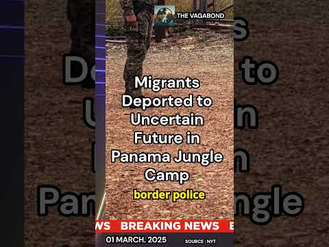 Migrants Deported to Uncertain Future in Panama Jungle Camp #news #globalnews #youtube