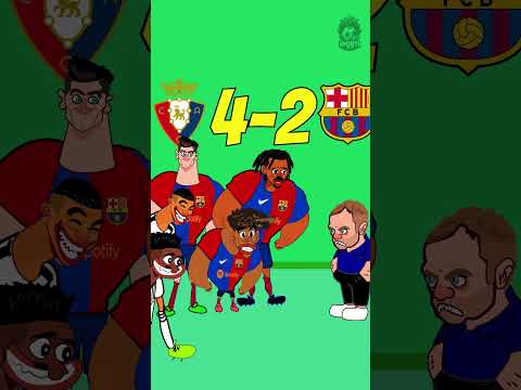 Shock Defeat! Barcelona Stunned by Osasuna in 4-2 La Liga Thriller! 😲🔥
