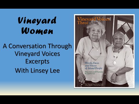 Vineyard Women with Linsey Lee presented with the Chilmark and Vineyard Haven Libraries