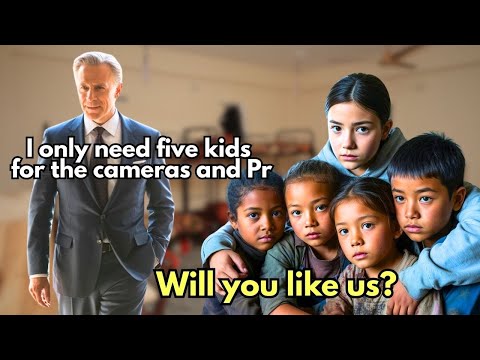 Millionaire adopts 5 street kids for fame — one sentence from the youngest changes everything