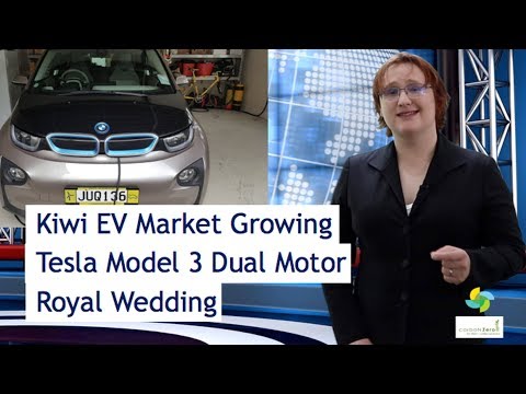 ecoTEC 51: Kiwi EV Market Growing, Dual Motor Model 3, Royal Wedding