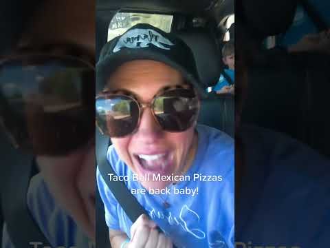 Enthusiastic Reaction to the Return of a Beloved Fast Food Item#FastFood #MexicanPizza