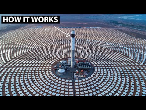 How the world&#039;s largest concentrated solar power project works