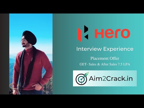 Hero interview Experience | GET Sales after sales| Mechanical|Placement#14| Fresher Q&amp;A|Aim2crack