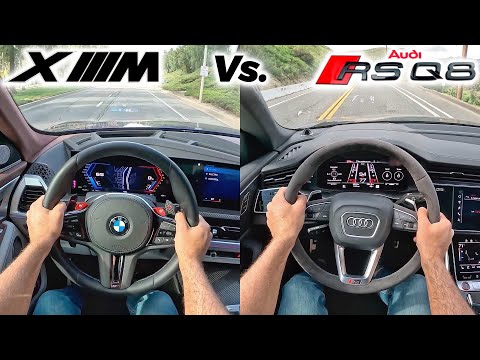 Super SUVs: Audi RSQ8 vs BMW XM (POV Drive Comparison)