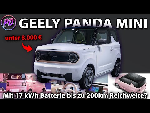 GEELY PANDA MINI - 41 PS &amp; 200km Reichweite für unter 8000€