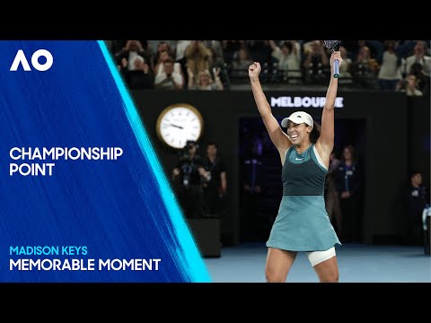 Madison Keys Wins Her First Grand Slam Title! | Championship Point | Australian Open 2025