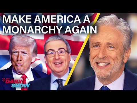 Jon Stewart &amp; John Oliver Welcome America to Its Trump Monarchy Era | The Daily Show