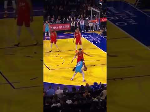 Kyrie just broke Wembenyamas Ankles 😱 #nba #kyrieirving #wemby #wembanyama #curry #allstar