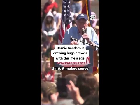 Bernie Sanders Draws Record Crowds Fighting Oligarchy