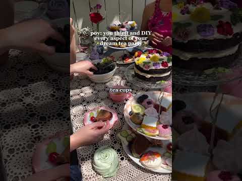 thrifted every part of my dream tea party☺️