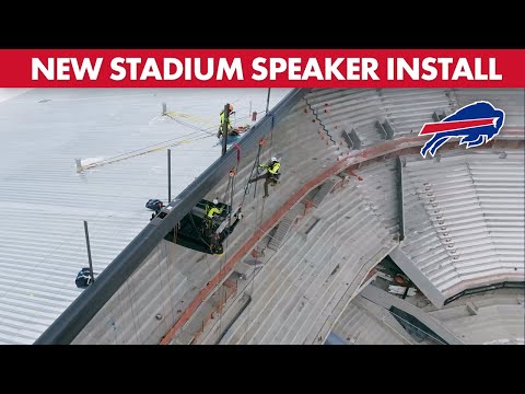 Buffalo Bills New Highmark Stadium Speaker Install!