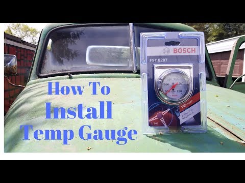 Temp Gauge Install