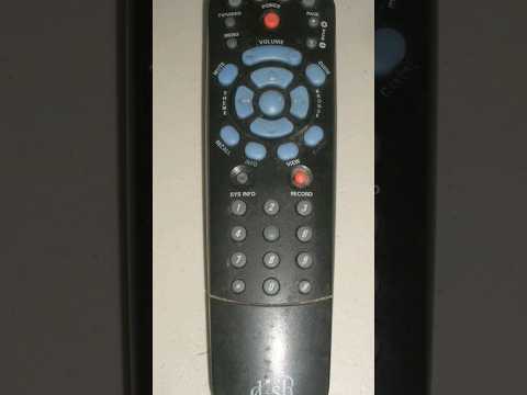 HOW TO program dish network 3.1 ir remote to TV or VCR #dishnetwork ##bellexpressvu #expressvu