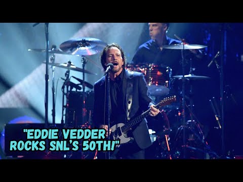 Eddie Vedder Electrifies SNL’s 50th with Heartfelt Tributes and Rock Revelry