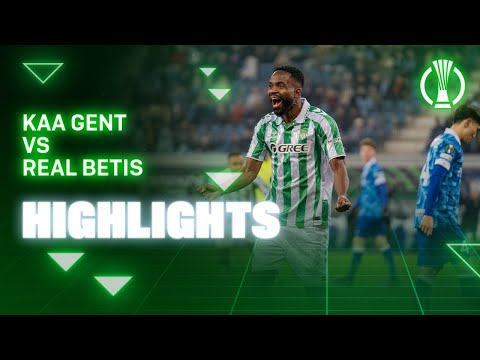 Resumen del partido KAA Gent - Real Betis | HIGHLIGHTS | Real BETIS Balompié