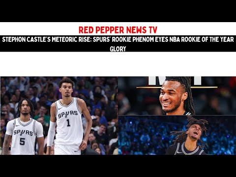 Stephon Castle’s Meteoric Rise: Spurs’ Rookie Phenom Eyes NBA Rookie of the Year Glory