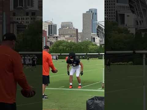 Bengals linebacker drill