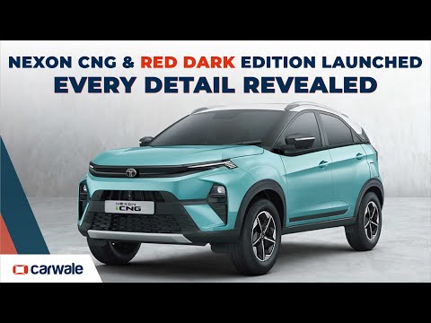 Tata Nexon CNG, Red Dark Edition &amp; Nexon EV with More Range Launched! All You Need To Know