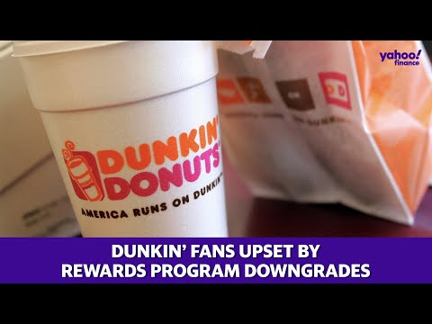 Customers of coffee chain Dunkin’ are upset about changes to its rewards program