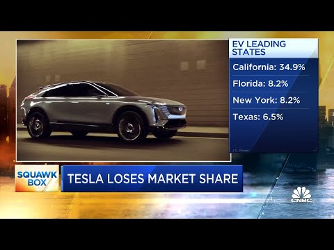 Tesla loses market share as rivals ramp up electric vehicle production