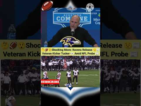 🏈📢Football Decision&#039;: Ravens Part Ways with Tucker 🦵⚖️ #nflnews #nfl #sportsnews #shorts #football