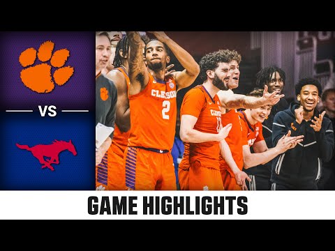 Clemson vs. SMU Game Highlights | 2024-25 ACC Men&#039;s Basketball