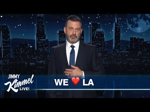 Jimmy Kimmel Returns During the Los Angeles Wildfires