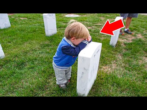 Boy Cries at His Mom&#039;s Grave Saying &quot;Take Me With You&quot;. Then something incredible happened