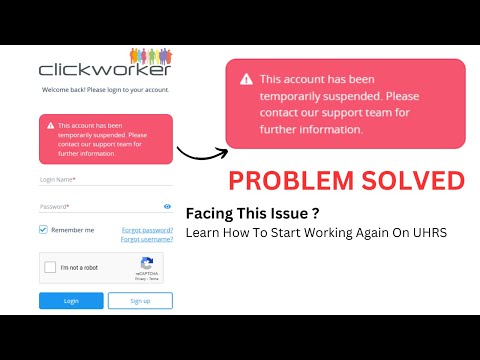 This Account Has Been Temporarily Suspended - Clickworker | UHRS