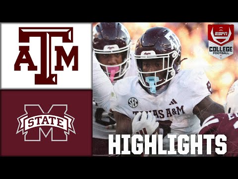 Texas A&amp;M Aggies vs. Mississippi State Bulldogs | Full Game Highlights | ESPN College Football