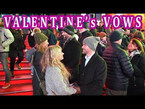 Renewal of Wedding Vows at Times Square on Valentine&#039;s Day, 2/14/2024