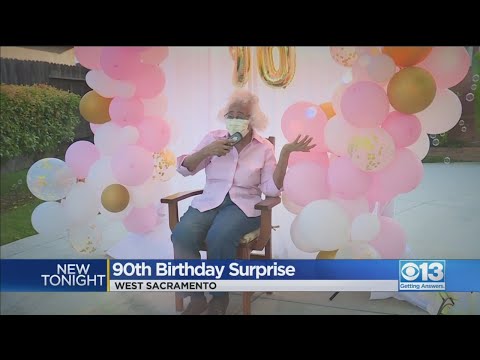 West Sacramento Grandmother Gets Special 90th Birthday Parade