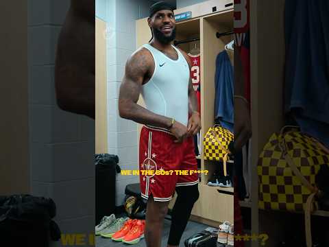 LeBron&#039;s reaction to the All Star shorts 😂 ​⁠@Netflix #lebron #starting5 #nbaallstar #