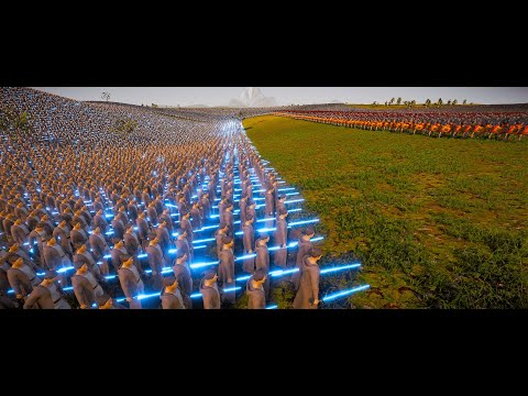 ULTRAWIDE - Blue Sabres Vs Medieval Army - ft. Knights of Harlem, Sparta, Mongolians &amp; Romans | UEBS